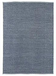 Wollteppich - Snowshill (blau/schwarz)