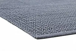 Wollteppich - Snowshill (blau/schwarz)