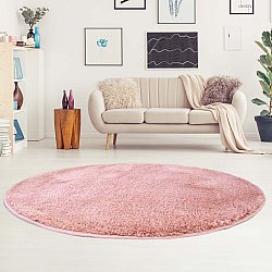 Runde Teppiche - Soft Shine (rosa)