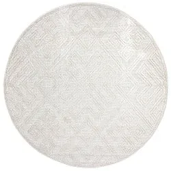 Runde Teppiche - Indoor/Outdoor Shirley (cream)