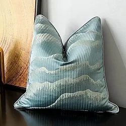 Kissenbezug - Square Luxury 45 x 45 cm (blau)