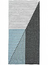 Kunststoffteppiche - Der Horred-Teppich Stripe (blau)