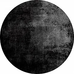 Rund Teppich - Lynton (schwarz)