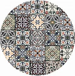 Rund Teppich - Tierra (bunt)