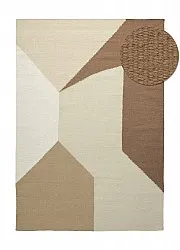Wollteppich - Aveiro (beige/mehrfarbig)