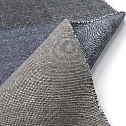 Wollteppich - Chaves (blau/grau/weiß)