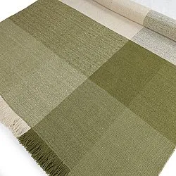 Wollteppich - Chaves (grün/beige)