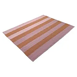 Wollteppich - Garine (orange/rosa)