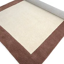 Wollteppich - Gaya Hand Tufted Wool Premium (creme/braun)