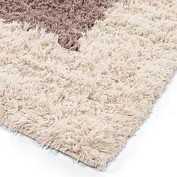 Wollteppich - Khenifra Handknot Wool Premium (taupe/creme)
