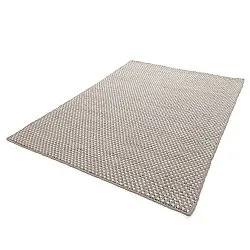Wollteppich - Ovelia (taupe/weiß)