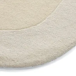 Wollteppich - Puri Hand Tufted Wool Premium (cremefarben/weiß)