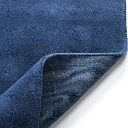 Wollteppich - Rozel Handloom Wool Premium (marineblau)