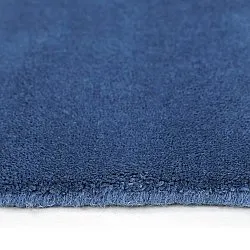 Wollteppich - Rozel Handloom Wool Premium (marineblau)