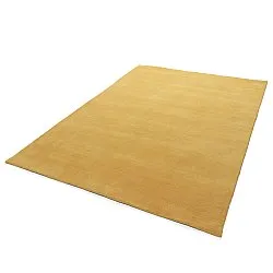 Wollteppich - Rozel Handloom Wool Premium (ocker)