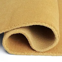 Wollteppich - Rozel Handloom Wool Premium (ocker)