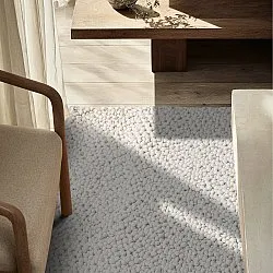 Wollteppich - Sala Irregular Wool Bubble (creme)