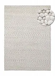 Wollteppich - Sala Irregular Wool Bubble (creme)
