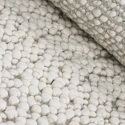 Wollteppich - Sala Irregular Wool Bubble (creme)