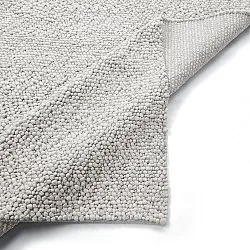 Wollteppich - Sala Irregular Wool Bubble (hellgrau meliert)