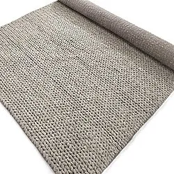 Wollteppich - Talvia Braided Wool (grau)
