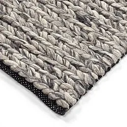 Wollteppich - Talvia Braided Wool (dunkelgrau)
