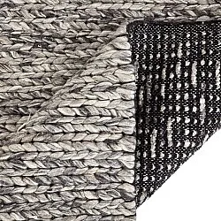 Wollteppich - Talvia Braided Wool (dunkelgrau)