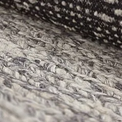Wollteppich - Talvia Braided Wool (dunkelgrau)