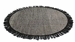 Runde Teppiche - Pike (schwarz)
