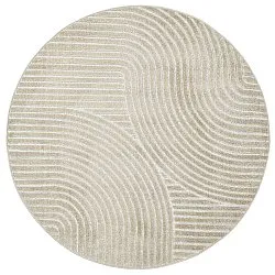 Rund Teppich - Indoor/Outdoor Devon (beige)