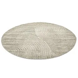 Rund Teppich - Indoor/Outdoor Devon (beige)