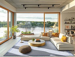 Wilton-Teppich - Monsaraz (blau)