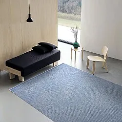 Teppich für innen und außen - Tromsø (blau)