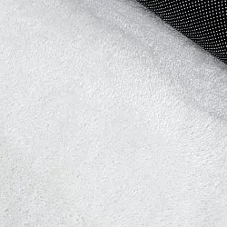 Runder Wellen-Teppich - Aranga Super Soft Fur (weiß)