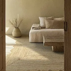 Juteteppich mit Wellenform - San Francisco (jute)