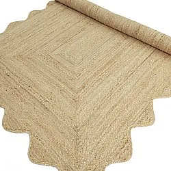 Juteteppich mit Wellenform - San Francisco (jute)