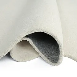 Gewellter Wollteppich - Diu Hand Tufted Wool Premium (weiß)