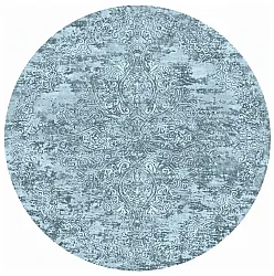 Rund Teppich - Valenza (blau)