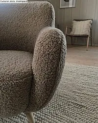 Runde Teppiche - Avafors Wool Bubble (beige)