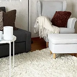 Wollteppich - Aliste Wool Shaggy (snow white)
