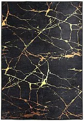 Wilton-Teppich - Vieste (schwarz/gold)