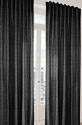 Vorhänge - Leinenvorhang Lindiwe (schwarz)