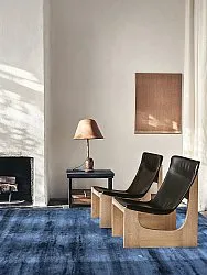 Viskose-teppich - Jodhpur Special Luxury Edition (blau)