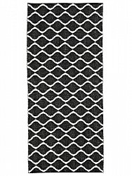 Kunststoffteppiche - Der Horred-Teppich Wave (schwarz)