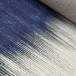 Wilton-Teppich - Cara (weiß/dunkelblau)