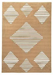 Wilton-Teppich - Carmen (braun/weiß)