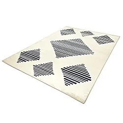 Wilton-Teppich - Carmen (creme/schwarz)