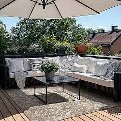Teppich für innen und außen - Brussels Diamond (grau)