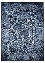 Wilton-Teppich - Flowers (blau)