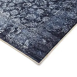 Wilton-Teppich - Flowers (blau)